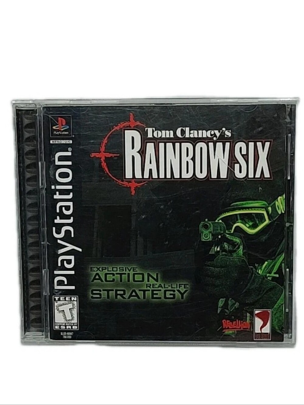 VTG Tom Clancy's Rainbow Six Original Sony PlayStation 1 Black label Edition PS1